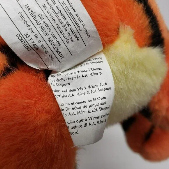 Disney 12" Winnie the Pooh Tigger Tiger Plush - Picture 6 of 6